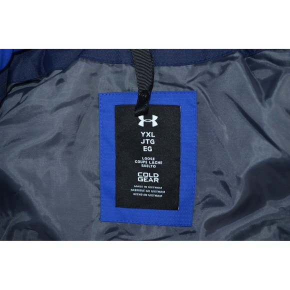 Under Armour Jacket Boys XL Blue Westward 3-in-1 ColdGear Skiing Coat - Picture 10 of 16